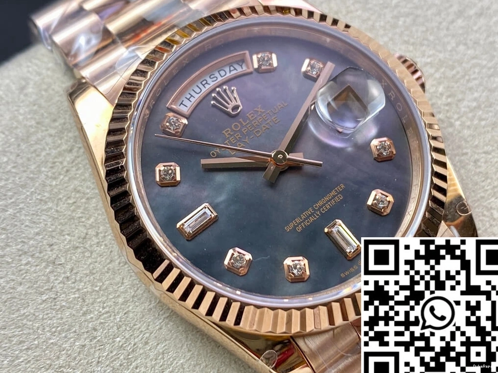 118235 Rose GM 36MM Date Factory Day Rolex Gold 0906